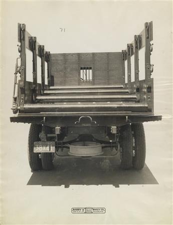 (COMMERCIAL TRUCKS) A collection of approximately 60 photographs of Barry & Bailey Motor Truck Bodies commercial vehicles produced for